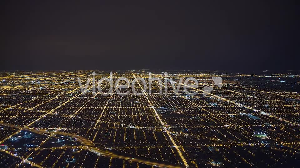 Above Night City  Videohive 6193113 Stock Footage Image 2