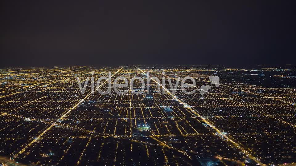 Above Night City  Videohive 6193113 Stock Footage Image 8