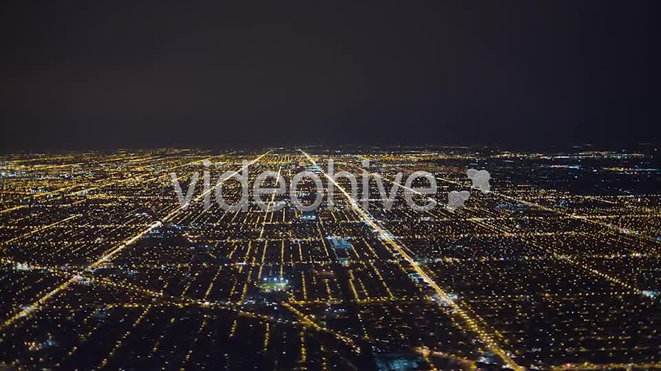 Above Night City  Videohive 6193113 Stock Footage Image 9