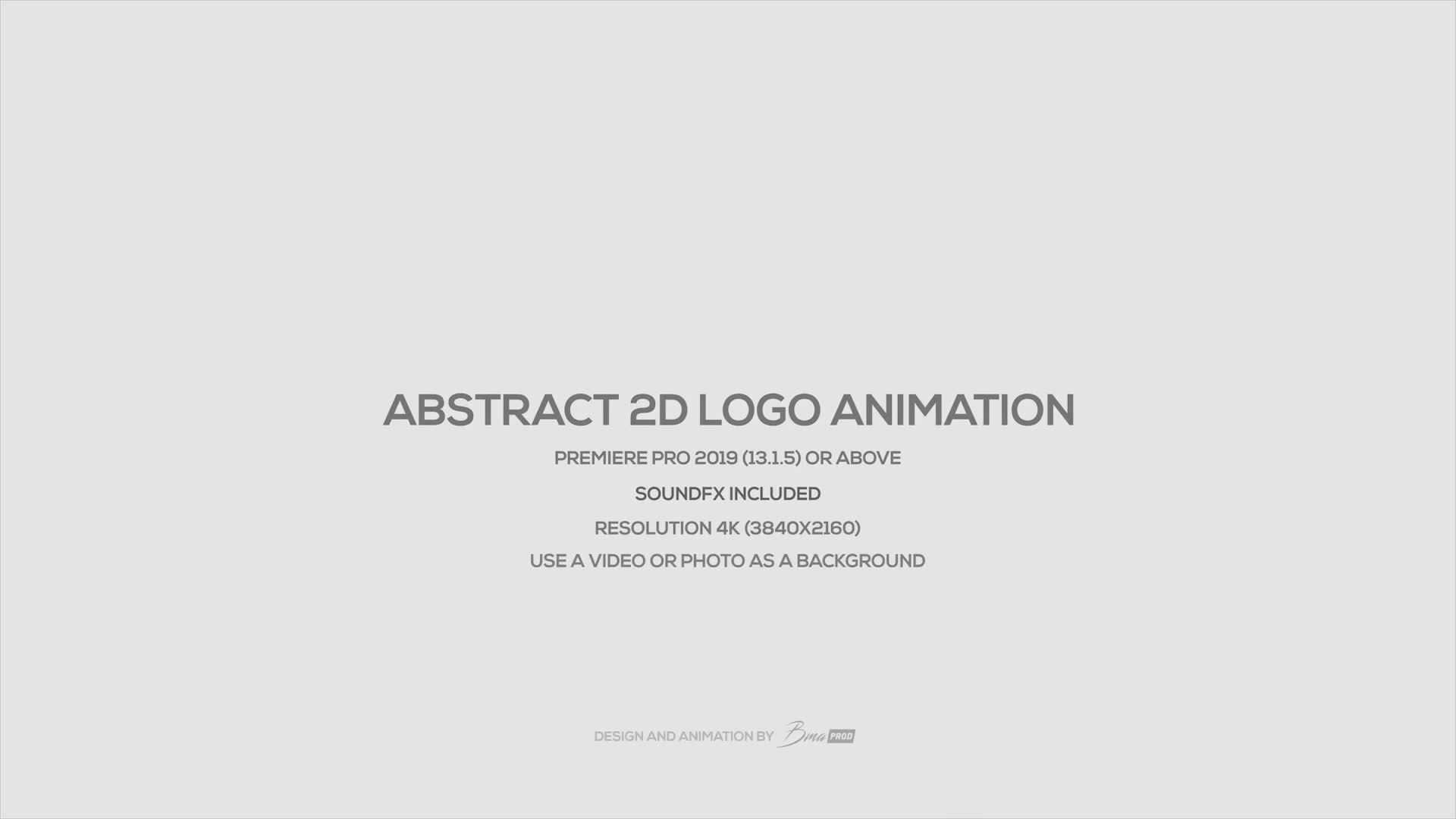 Abstract 2D Logo Animation Videohive 25901645 Premiere Pro Image 1