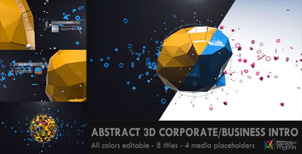 Abstract 3D Corporate Business Intro - Videohive 5338943 Download