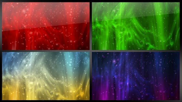 Abstract Backgrounds Four Color Versions - 3364145 Videohive Download