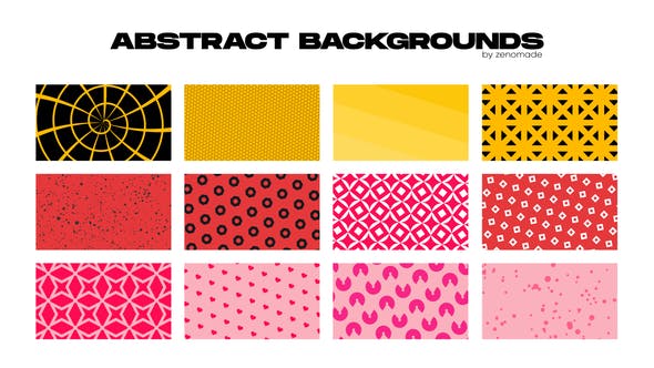 Abstract Backgrounds Pack - Videohive Download 31434396