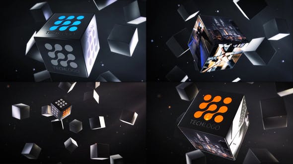 Abstract Business Cubes Logo Reveals - Download 23389823 Videohive