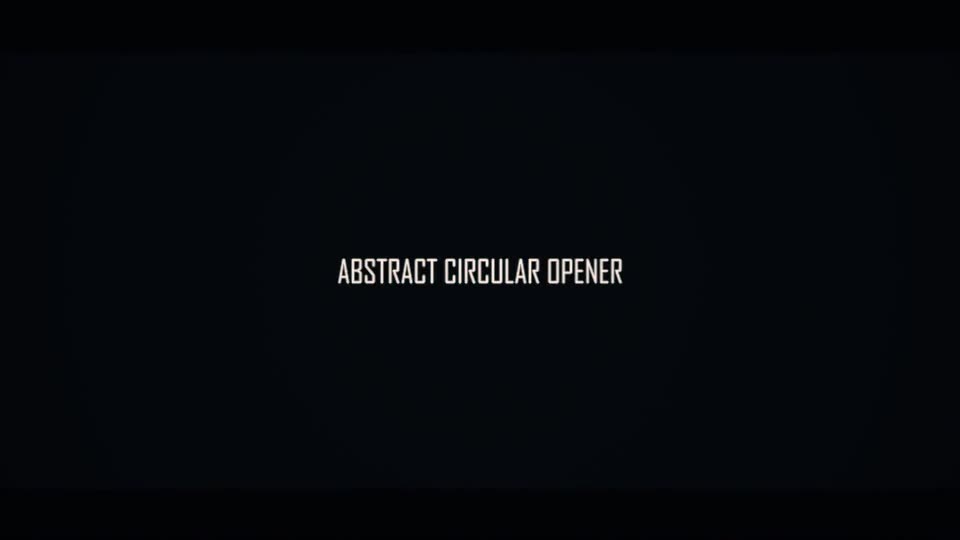 Abstract Circular Opener - Download Videohive 15894409