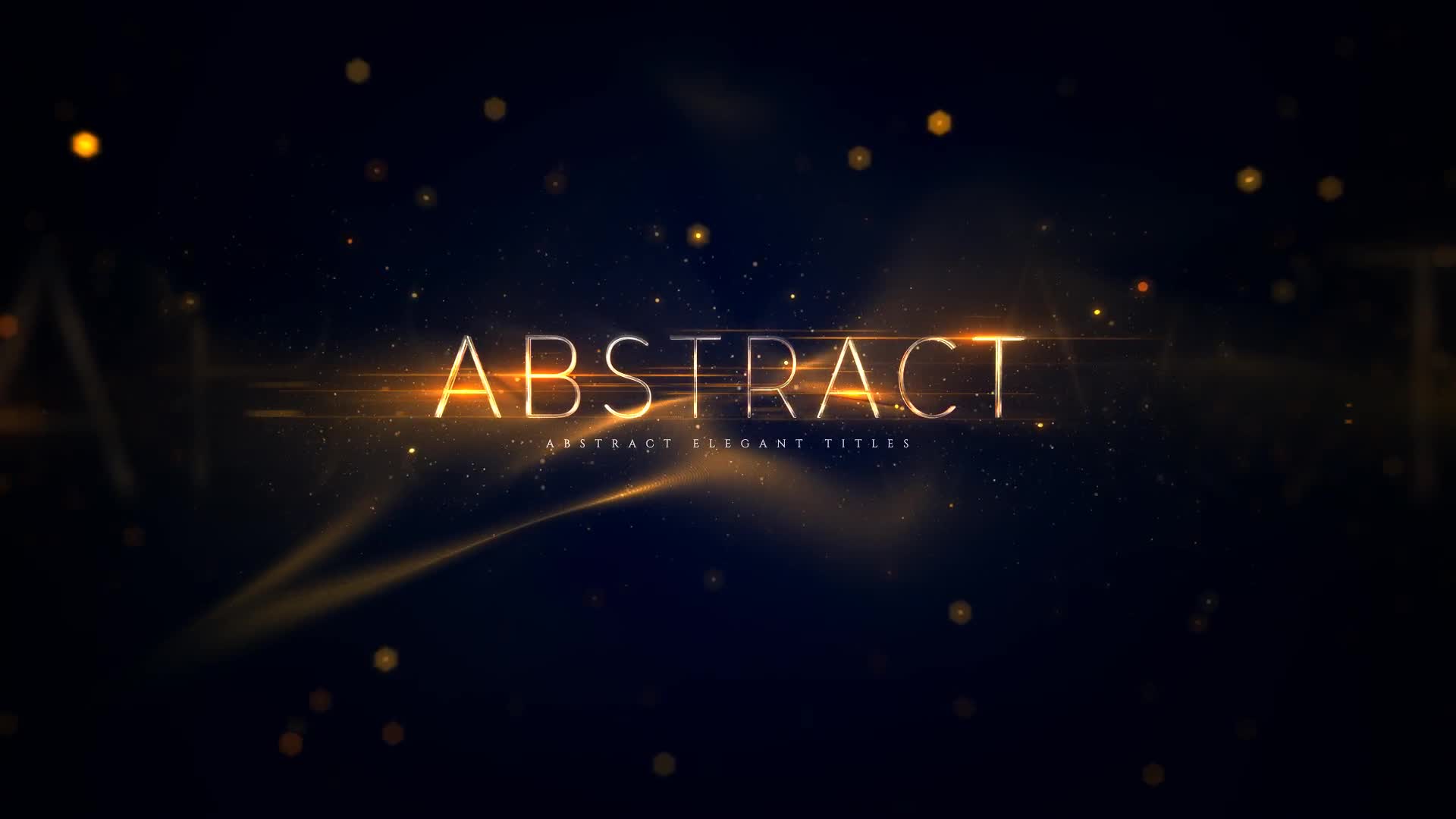 Abstract Elegant Titles Videohive 22944935 After Effects Image 1