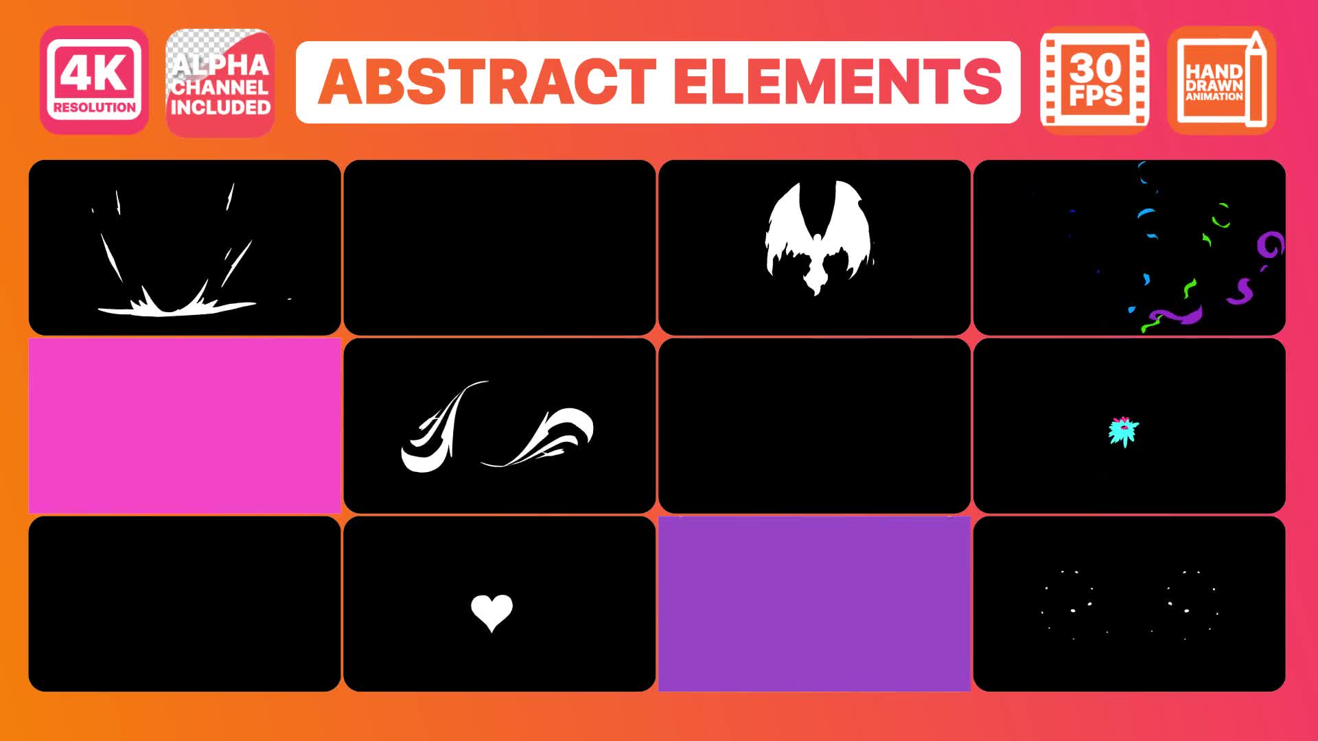 Abstract Elements And Titles | After Effects Videohive 26500132 After Effects Image 2