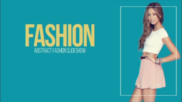 Abstract Fashion Slideshow - Videohive Download 36490025