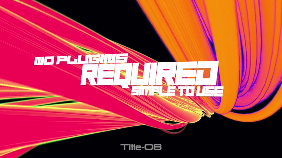 Abstract Fast Glitch Titles Videohive 37580872 Apple Motion Image 10