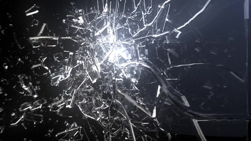 Abstract Glass Shatter Logo Opener - Download Videohive 21100554