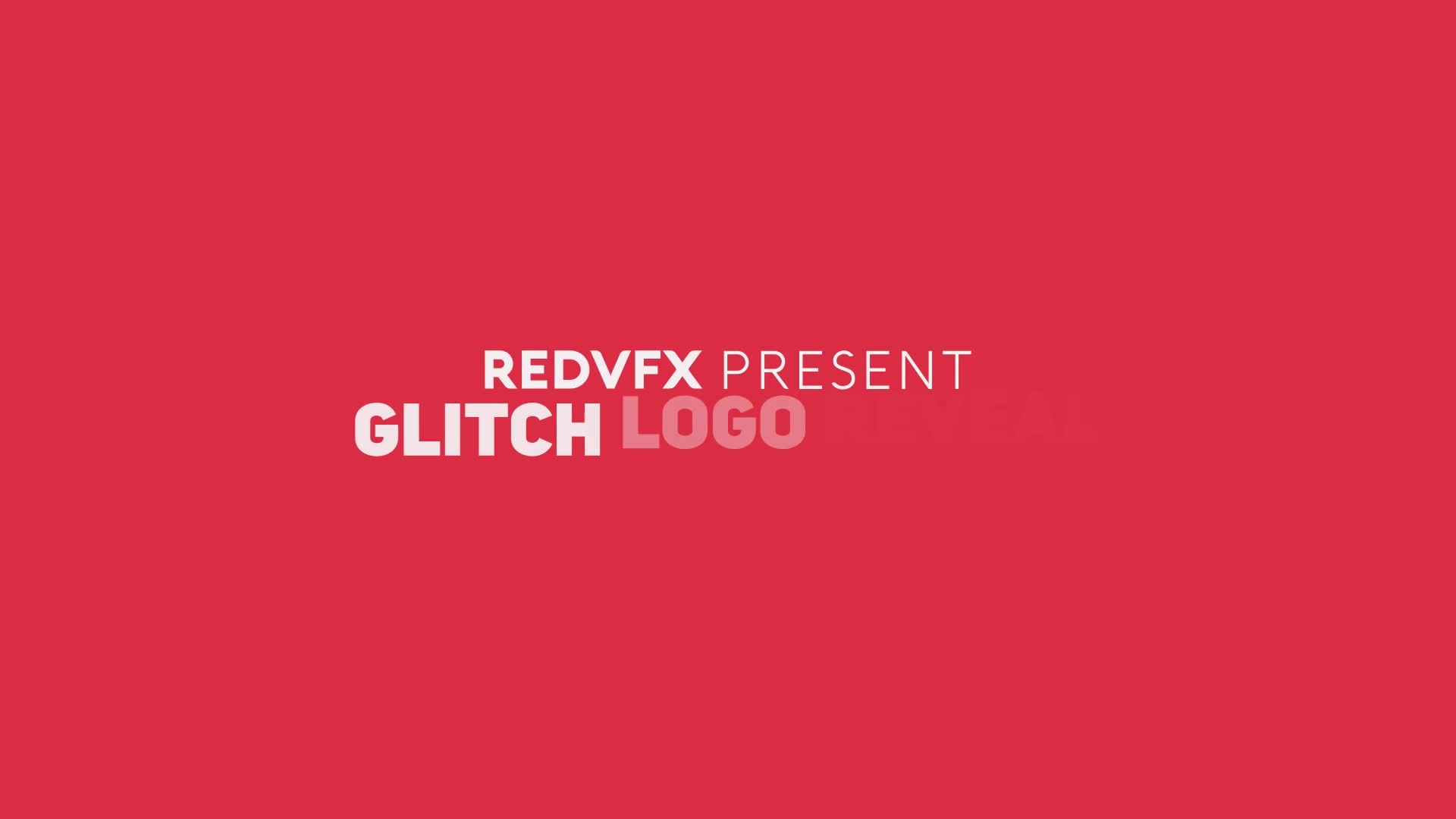 Abstract / Glitch Logo Videohive 26778237 After Effects Image 1