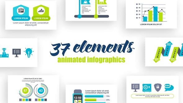 Abstract Infographics Vol.26 - Download 26523357 Videohive