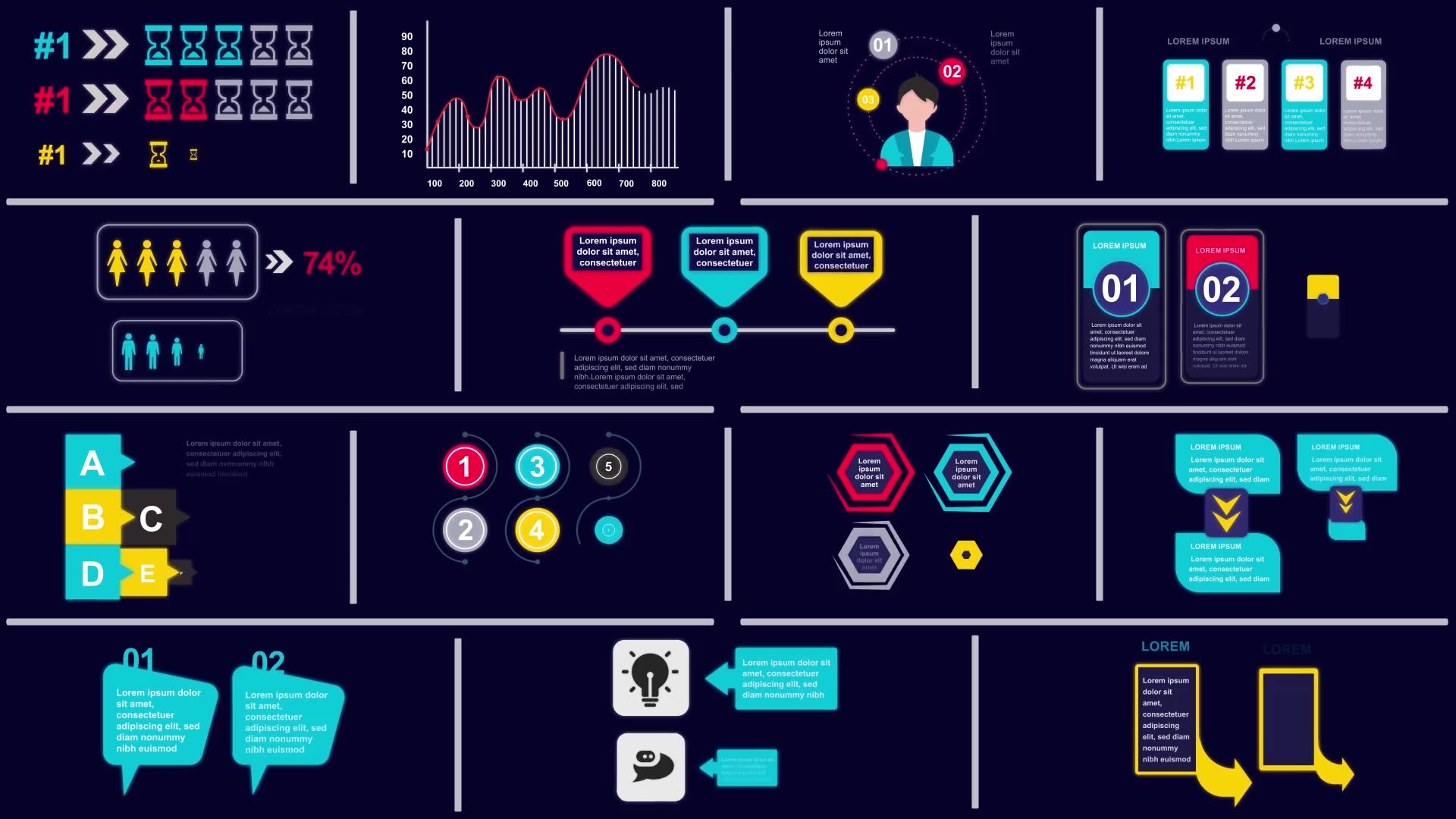 Abstract Infographics Vol.49 Videohive 28113654 After Effects Image 3