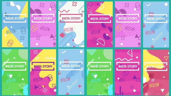 Abstract Insta Story Pack - Videohive 23176499 Download