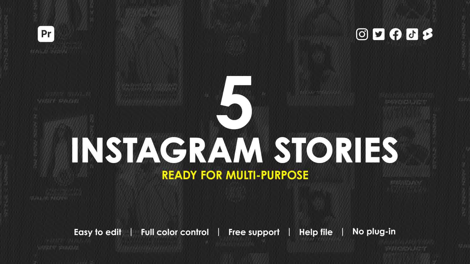 Abstract Instagram Stories Videohive 38928657 Premiere Pro Image 12
