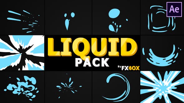 Abstract Liquid Shapes | After Effects - Videohive Download 28043522