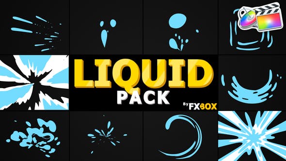 Abstract Liquid Shapes | FCPX - Videohive Download 28143818