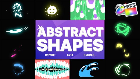 Abstract Liquid Shapes | FCPX - Videohive Download 28961375