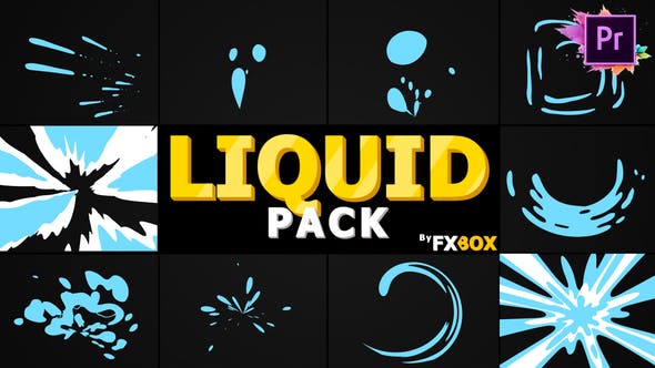 Abstract Liquid Shapes | Premiere Pro MOGRT - 28043541 Download Videohive
