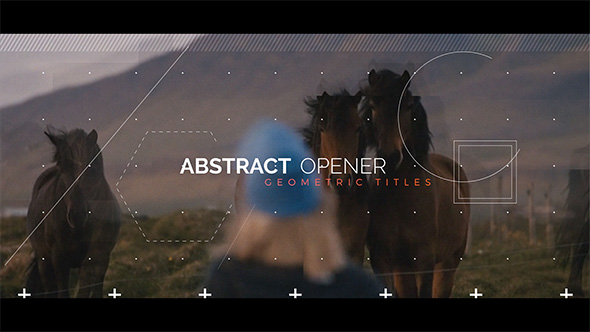 Abstract Opener Geometric Titles - Download Videohive 18517953