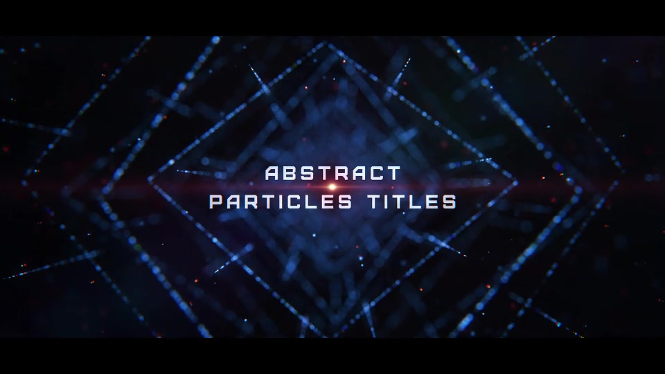 Abstract Particles Titles Videohive 32884417 After Effects Image 3