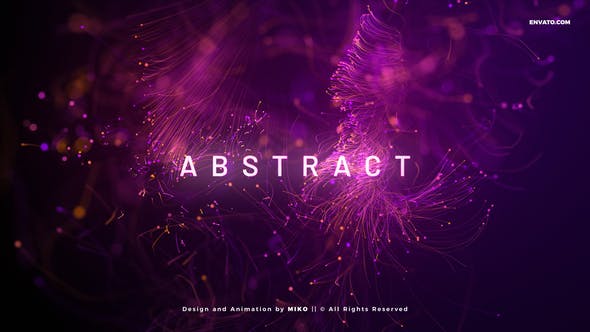 Abstract Particles Titles V2 - Videohive Download 33416177