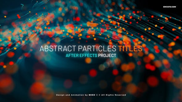 Abstract Particles Titles - Videohive 31275716 Download