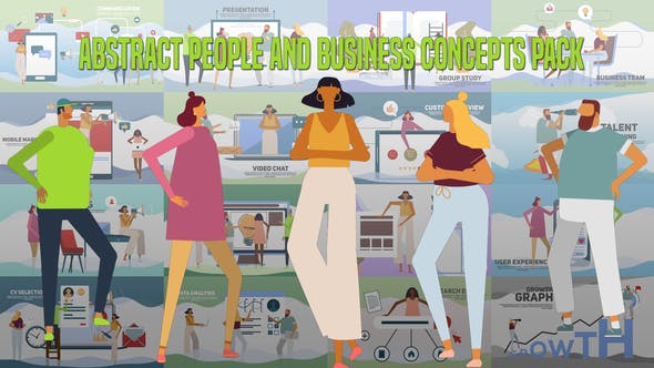 Abstract People and Business Concepts Pack - Videohive Download 25805199
