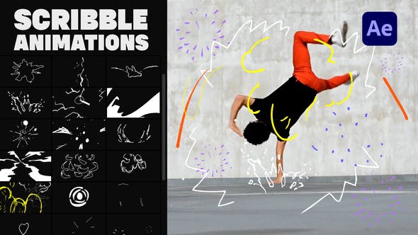 Abstract Scribble Animations for After Effects - Videohive 37697257 Download