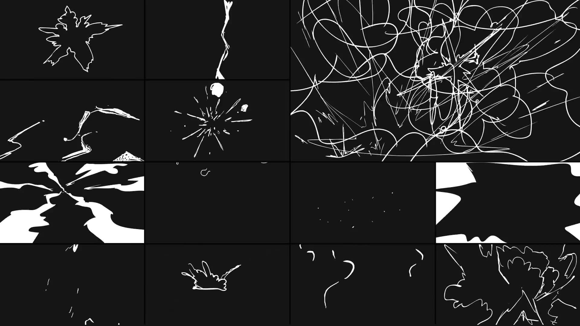 Abstract Scribble Animations for FCPX Videohive 37869657 Apple Motion Image 2