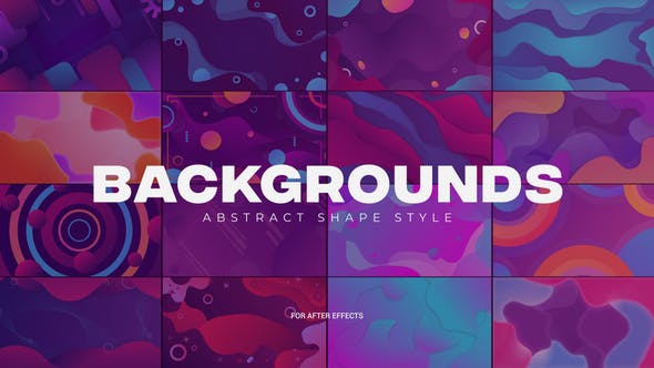 Abstract Shapes Backgrounds - 33756338 Videohive Download