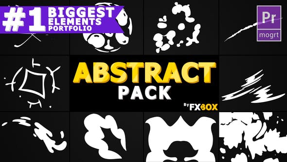 Abstract Shapes Pack | Premiere Pro MOGRT - 24022513 Videohive Download