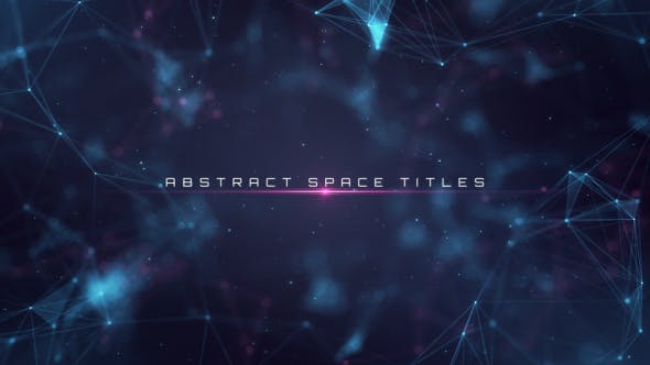 Abstract Space Titles - Download 19542160 Videohive