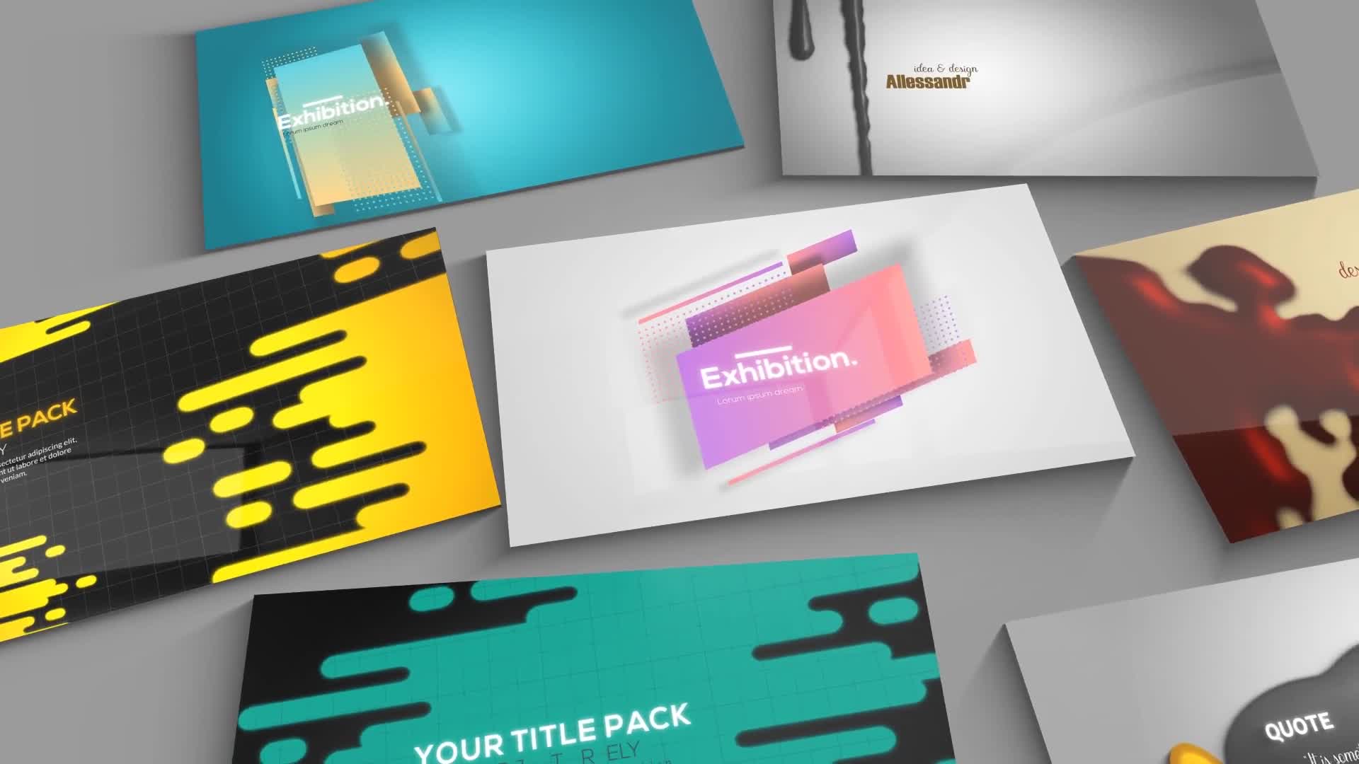 Abstract Title Pack Videohive 24225125 After Effects Image 1