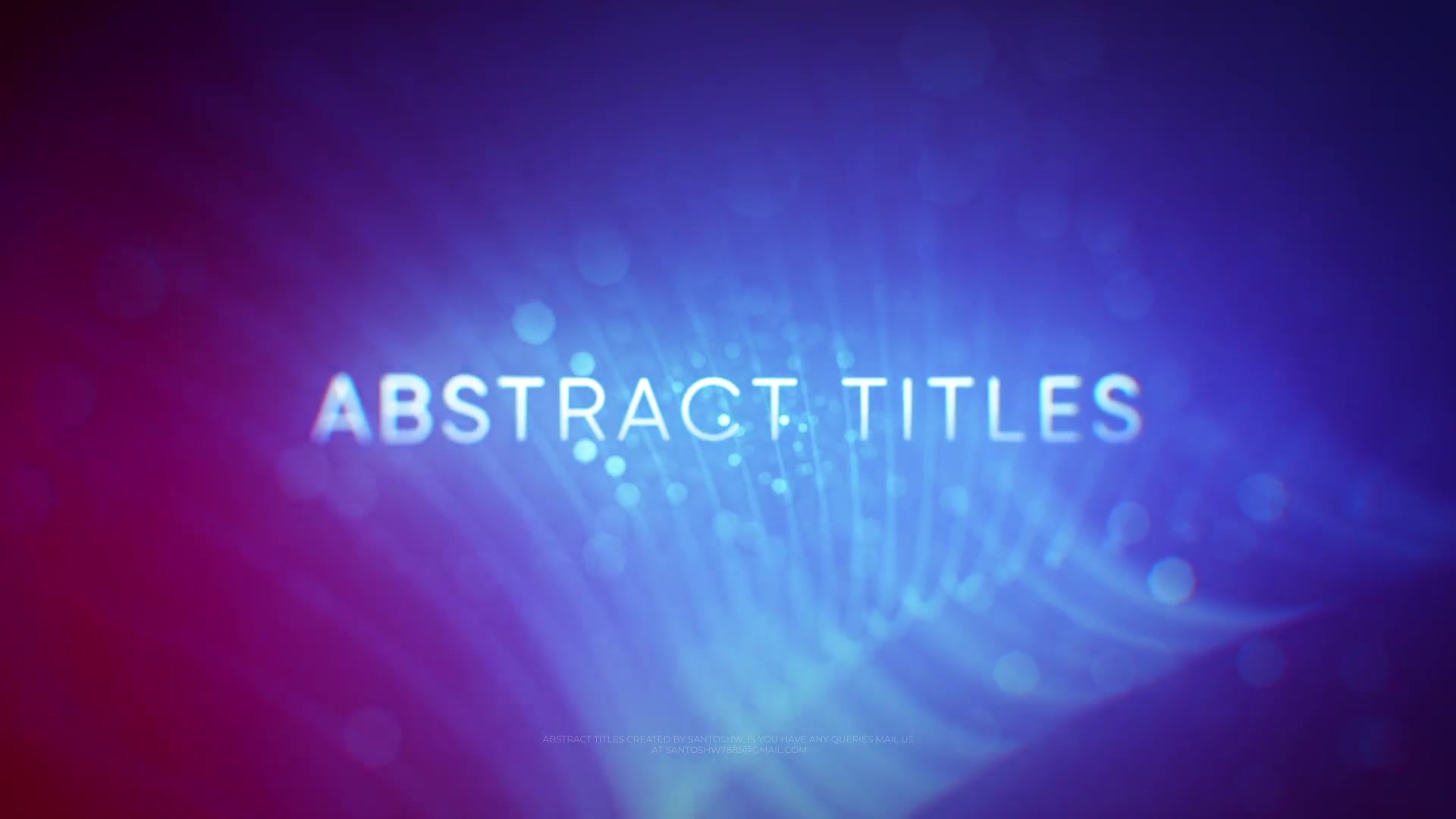 Abstract Titles Videohive 22680396 After Effects Image 4