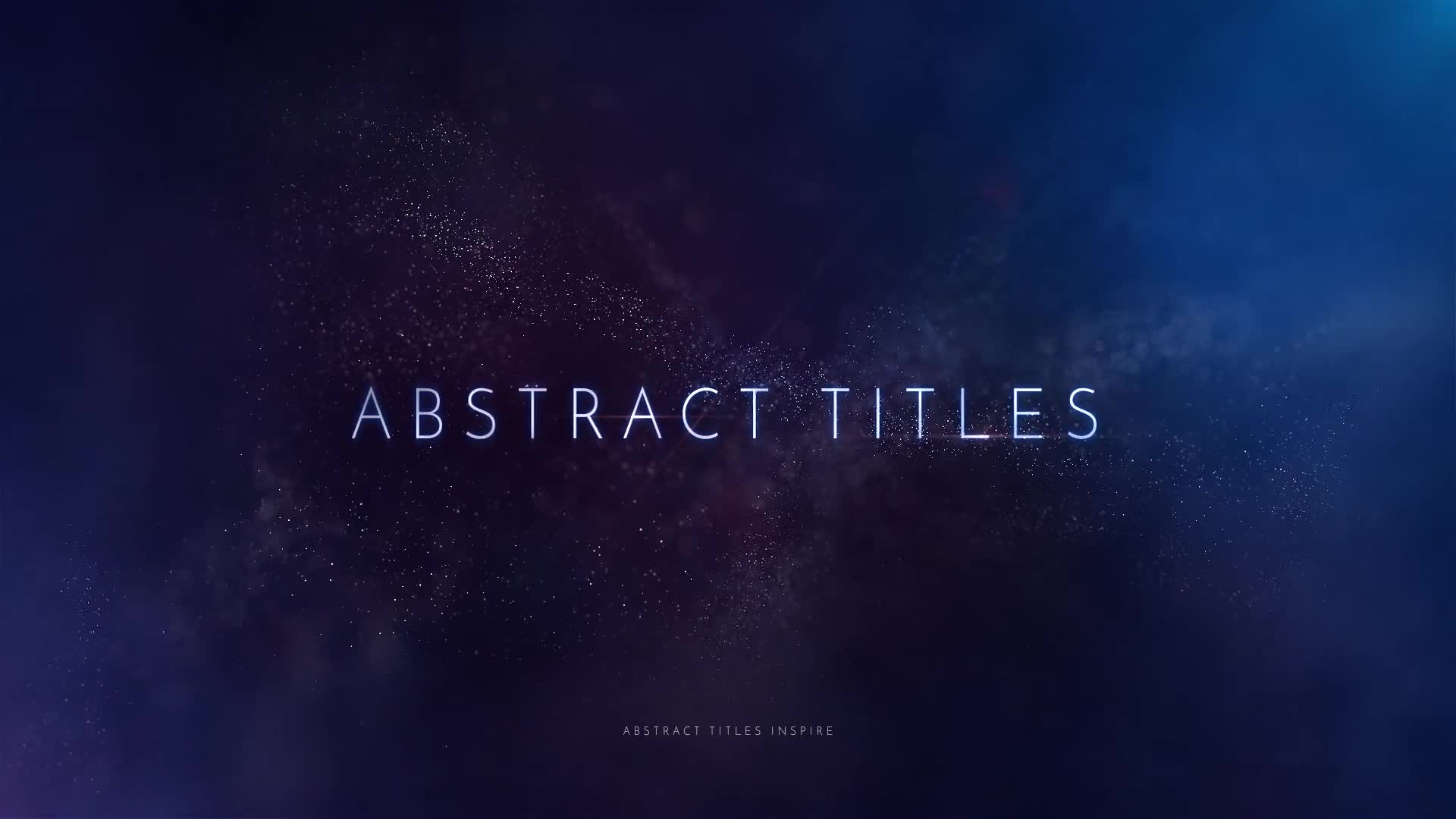 Abstract Titles | Inspire Videohive 23244894 After Effects Image 1