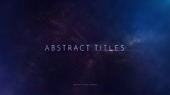 Abstract Titles | Inspire - Videohive 23244894 Download