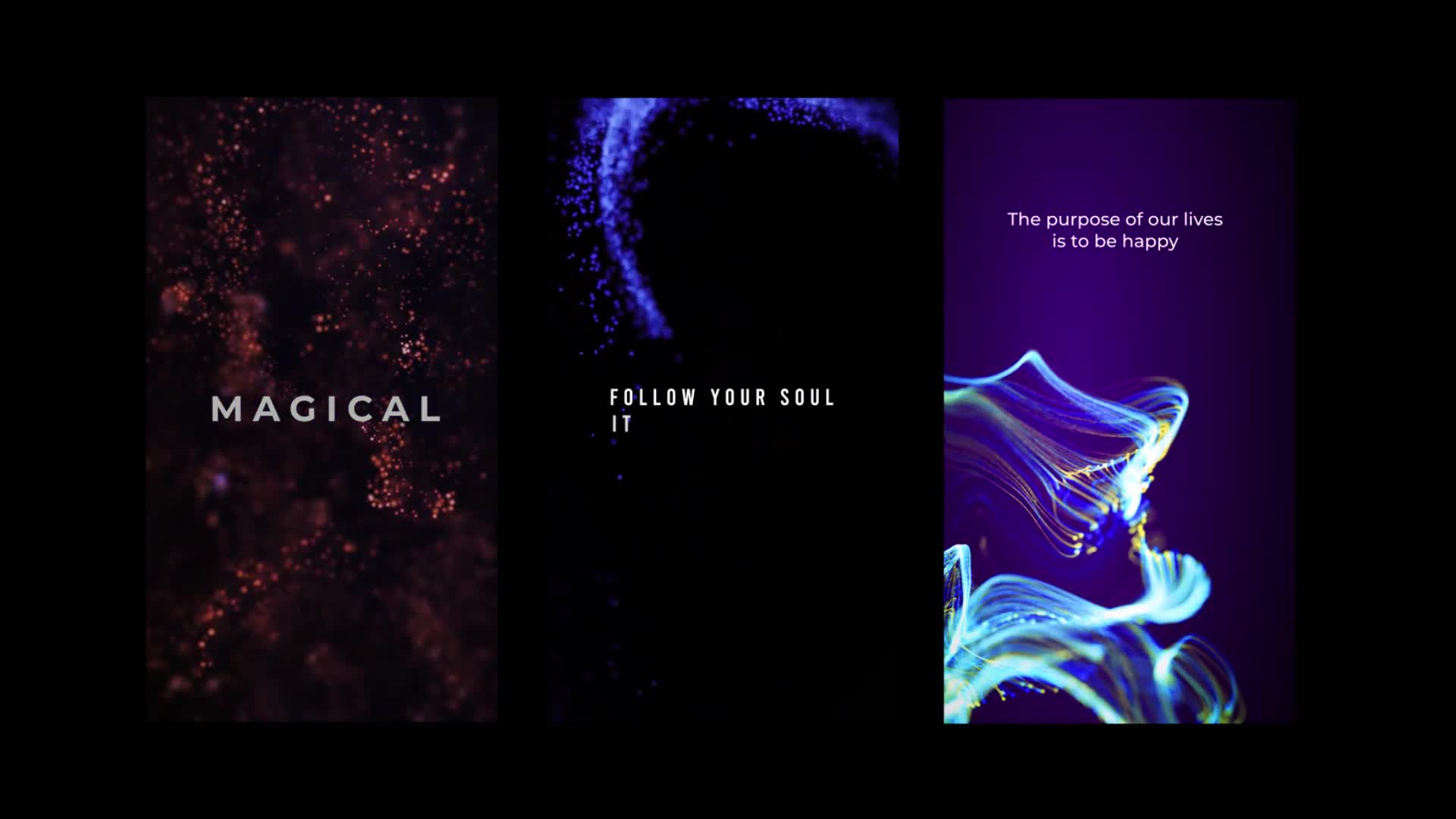 Abstract Titles | Particles | Vertical Videohive 35506081 After Effects Image 8