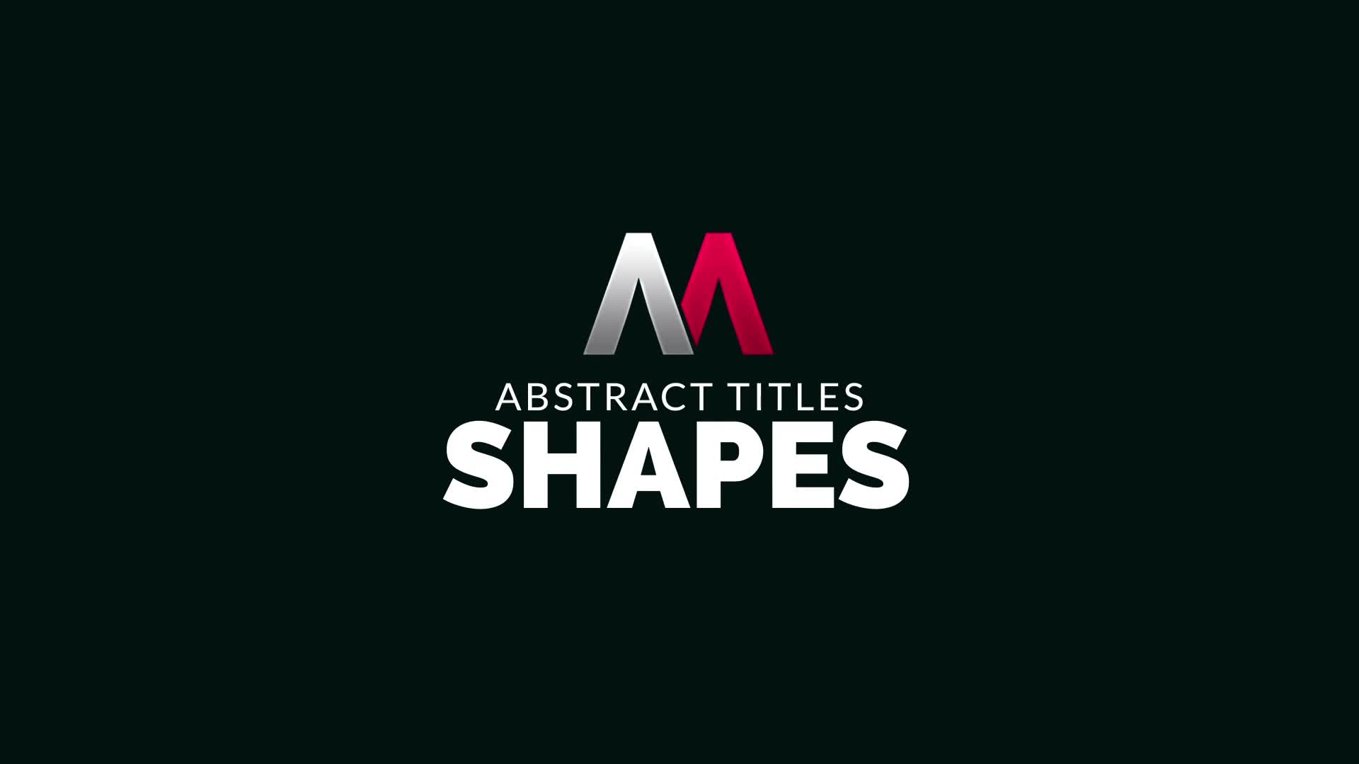 Abstract Titles | Shapes Videohive 35624131 After Effects Image 1