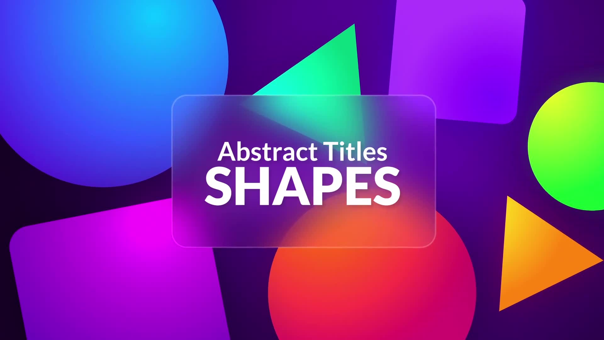 Abstract Titles | Shapes Videohive 35624131 After Effects Image 2