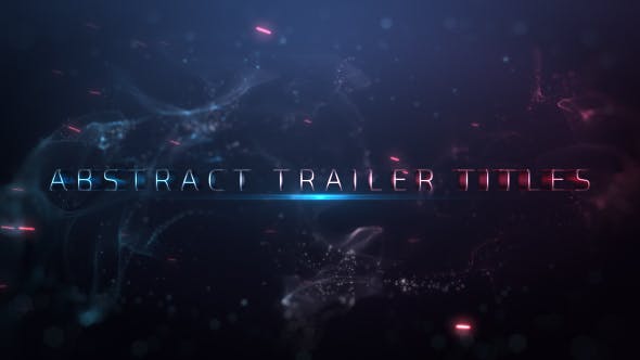 Abstract Trailer Titles - 19996419 Download Videohive