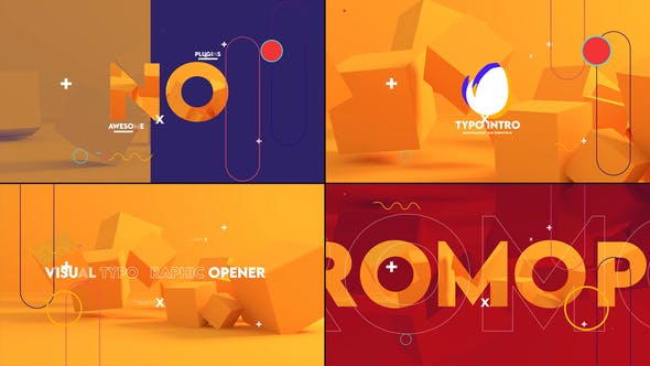 Abstract Typo Intro - Download Videohive 34047903