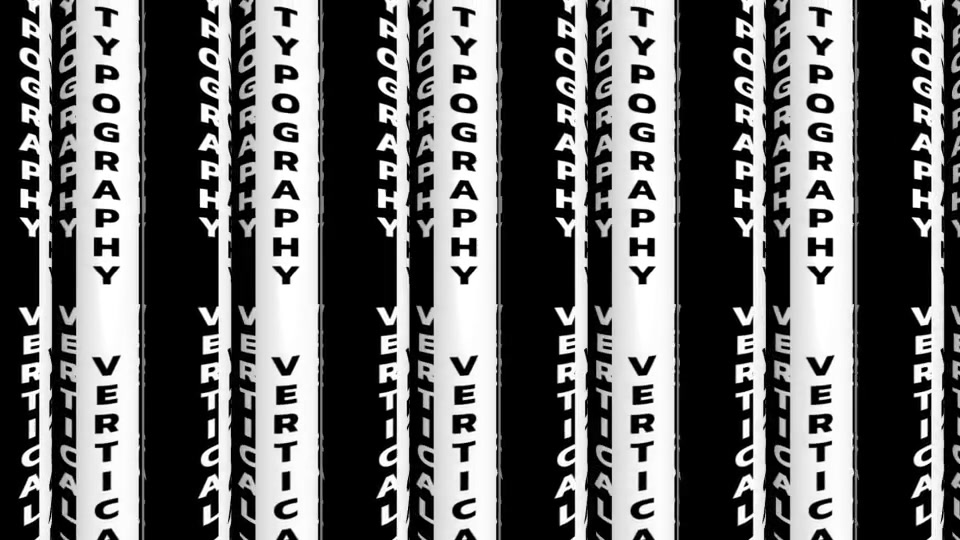 Abstract Typography // Black and White Posters Videohive 25564260 After Effects Image 6