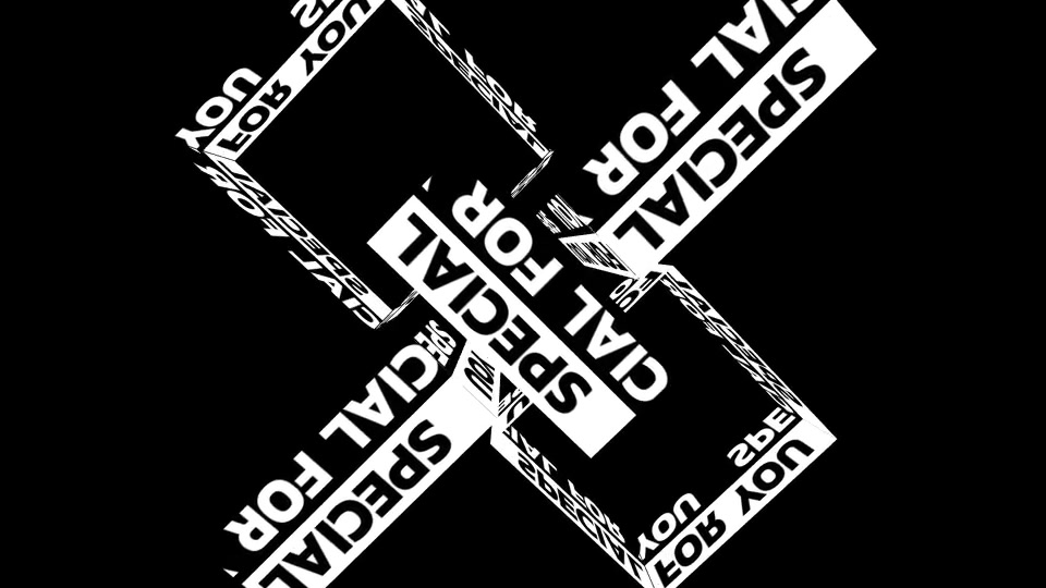 Abstract Typography // Black and White Posters Videohive 25564260 After Effects Image 8