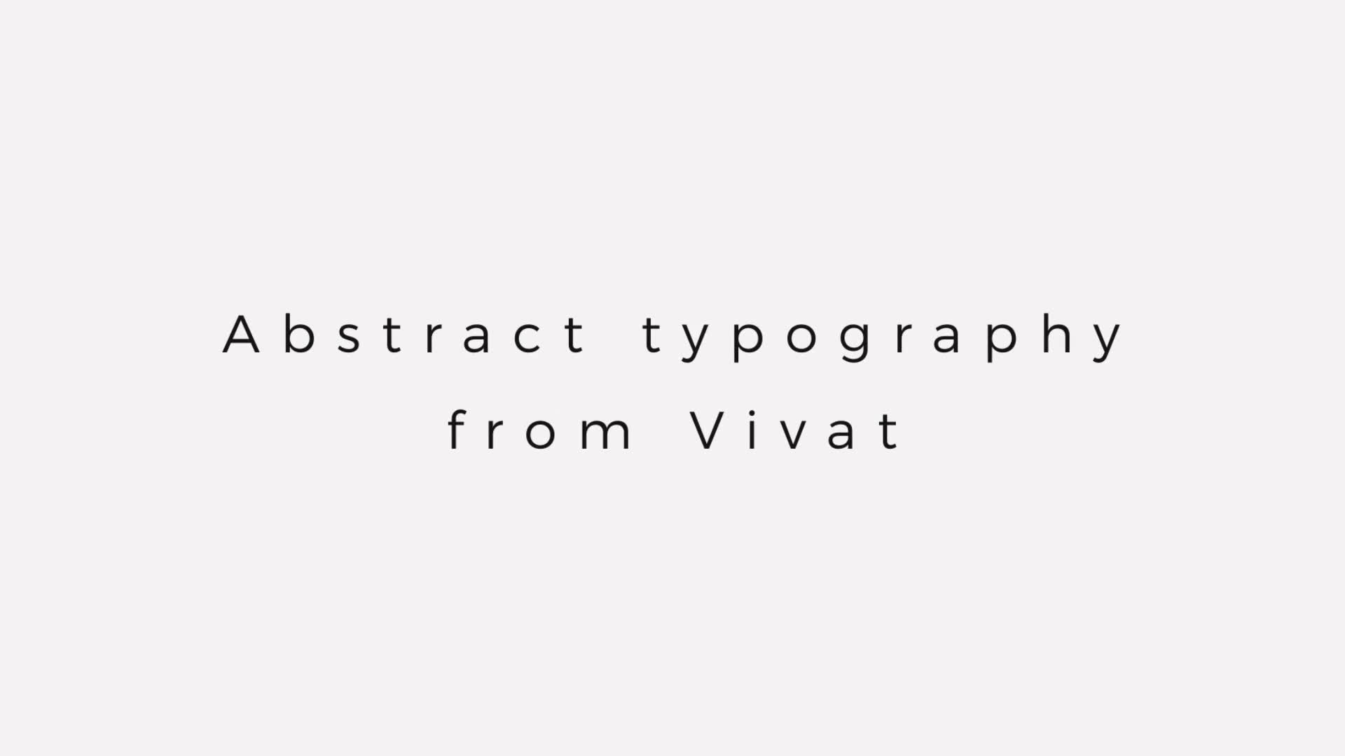 Abstract Typography Videohive 30056817 DaVinci Resolve Image 1