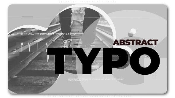 Abstract Typography Intro - Download Videohive 25241798