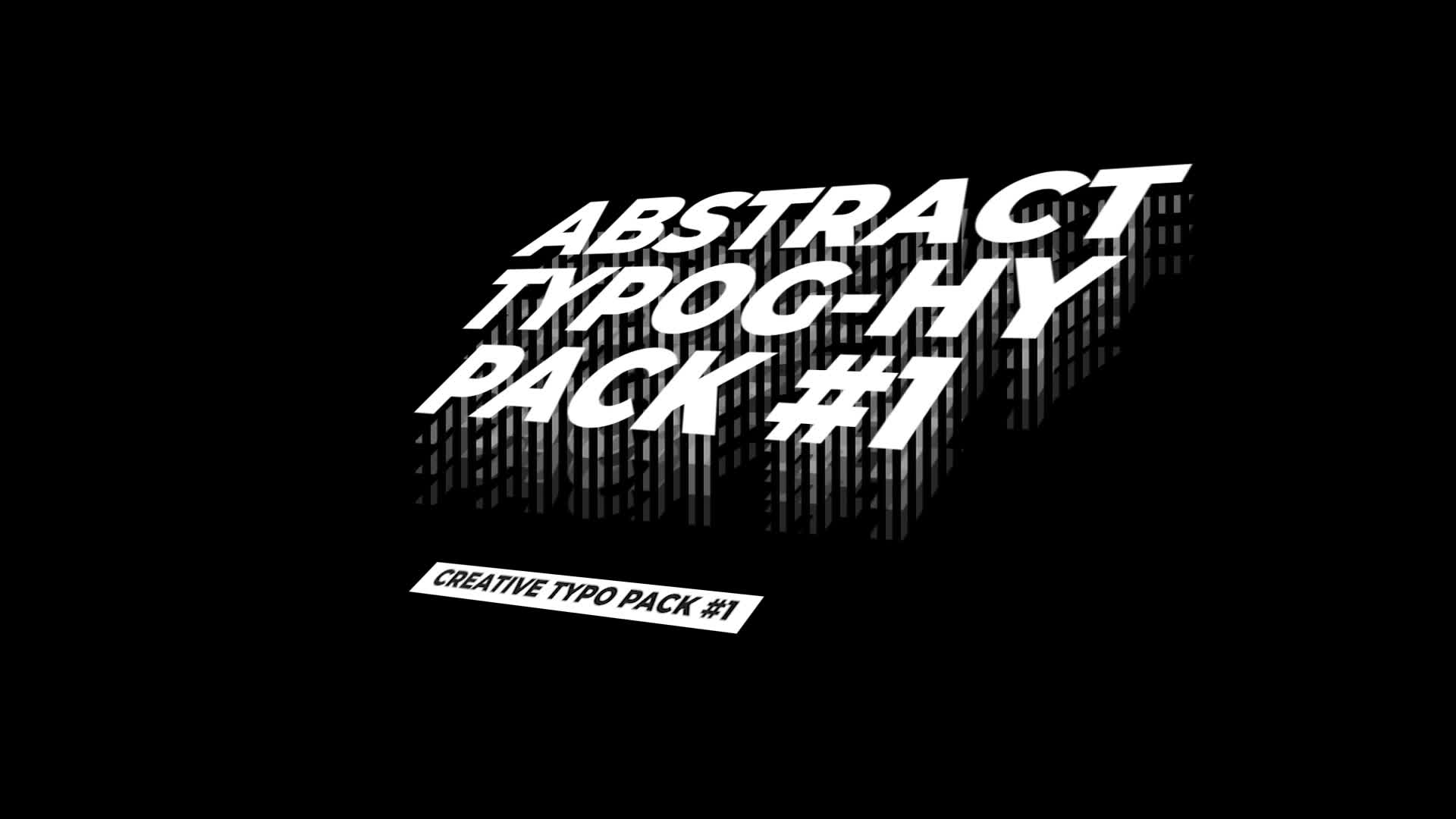 Abstract Typography Pack V1 Videohive 29991717 Premiere Pro Image 2
