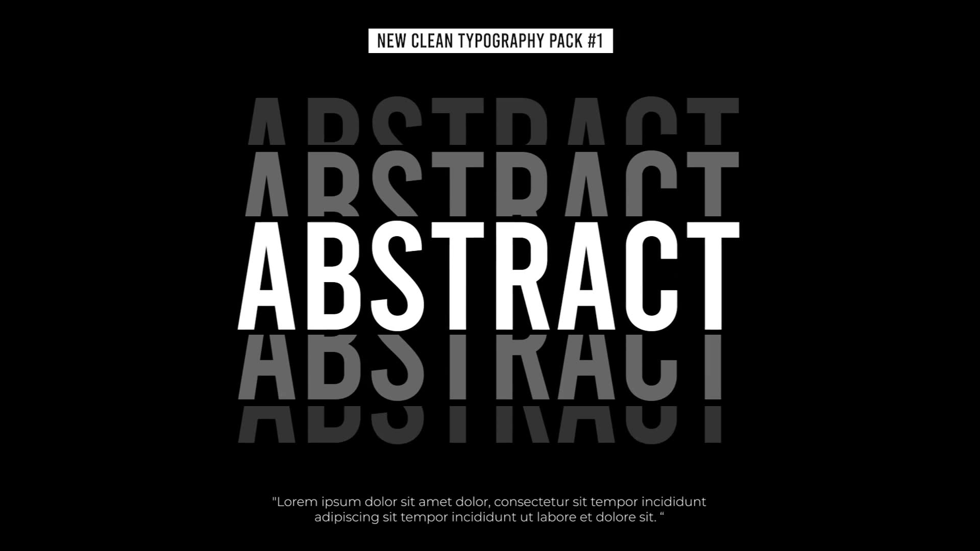 Abstract Typography Pack V1 Videohive 29991717 Premiere Pro Image 4