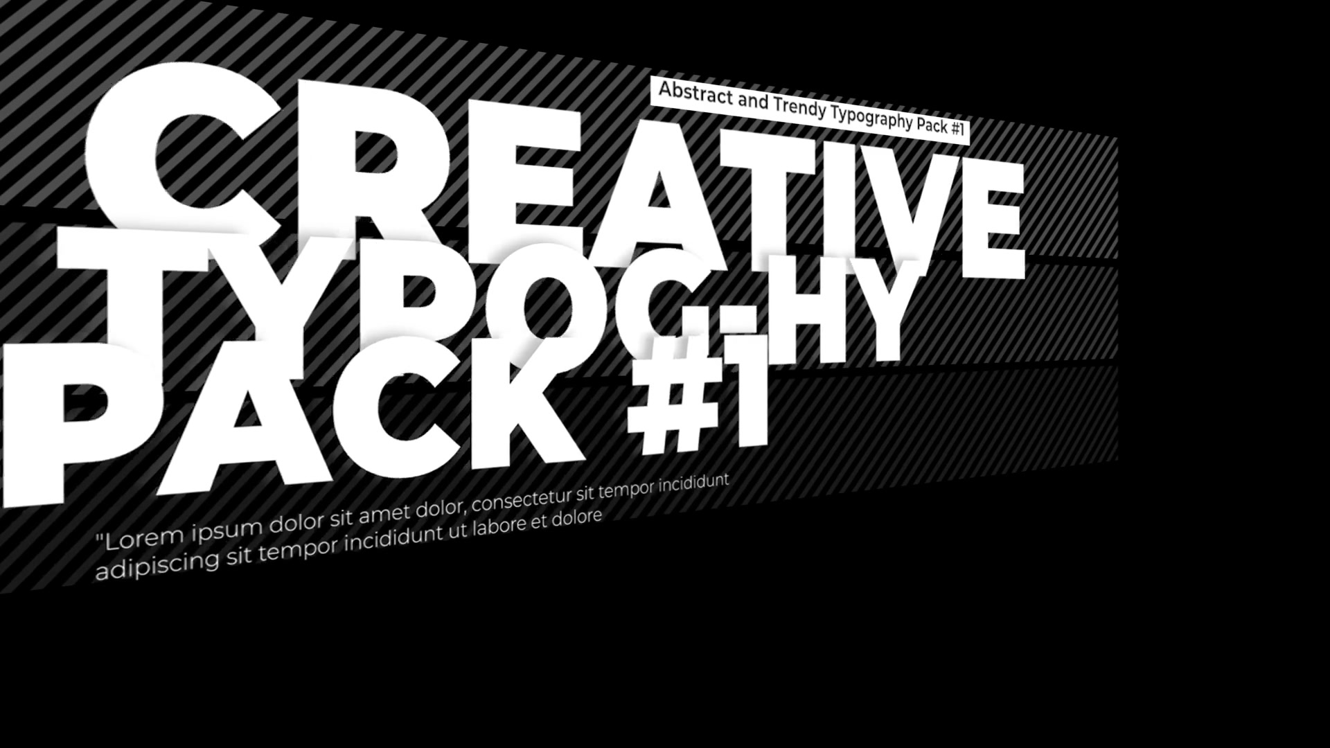 Abstract Typography Pack V1 Videohive 29991717 Premiere Pro Image 9