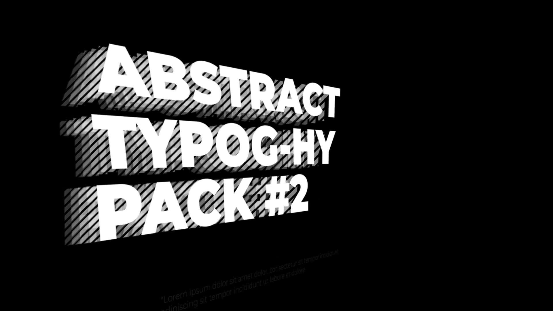 Abstract Typography Pack V2 Videohive 29991772 Premiere Pro Image 4